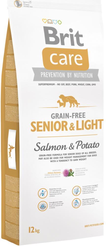 Brit Care (Брит Кеа) Grain-free Senior and Light (12 кг) Беззерновой корм для пожилых собак всех пород